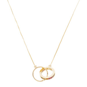 Colar Amor Eterno ao Banho de Ouro 18k