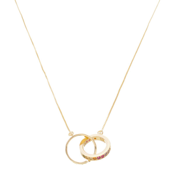 Colar Amor Eterno ao Banho de Ouro 18k