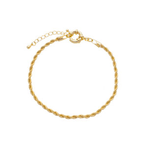 Pulseira Saturno ao Banho de Ouro 18k