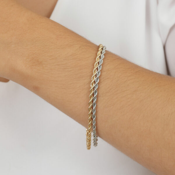 Pulseira Saturno ao Banho de Ouro 18k - Imagem 2
